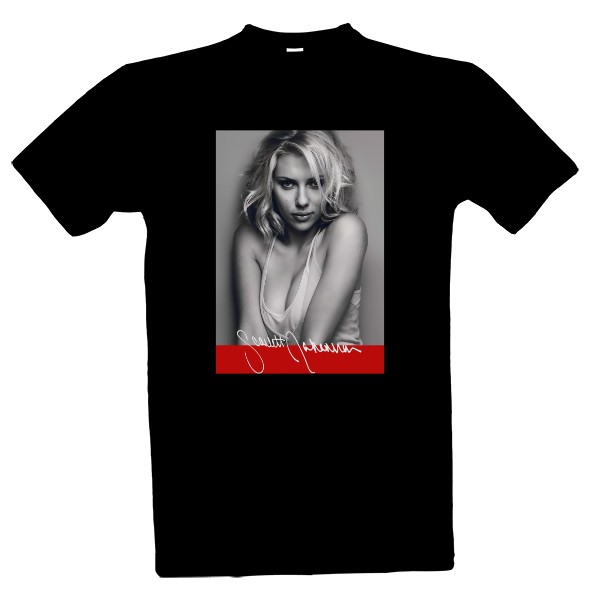 Tričko s potiskem Scarlett Johansson