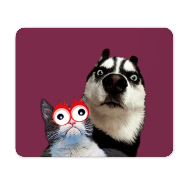 Mouse pad You're a cat or a dog of the year